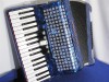 Canarino 34-60-5 New blue piano accordion